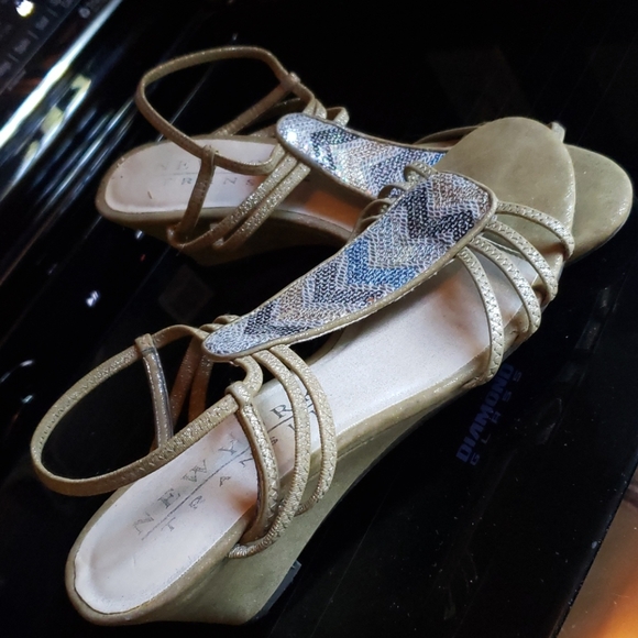 Sequin Strappy Sandals - Picture 2 of 7